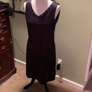 CDC Navy Blue dress with rhinestone
